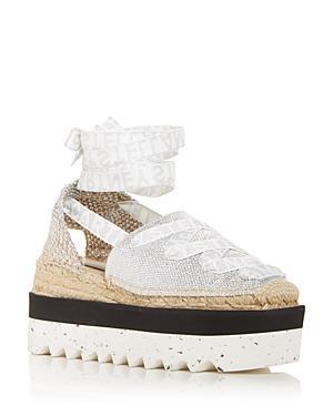 Stella McCartney Womens Gaia Platform Ankle Wrap Espadrilles Product Image