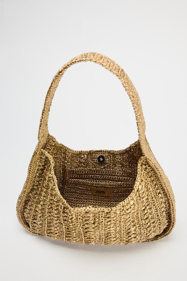 SPARKLY WOVEN TOTE BAG Product Image