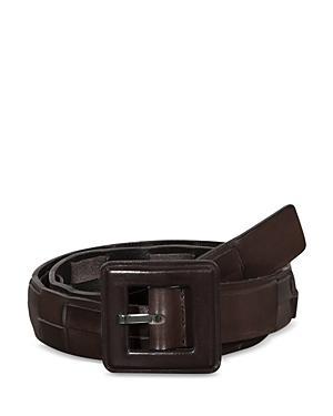 Gavazzeni Womens Edimburgo Woven Leather Belt Product Image