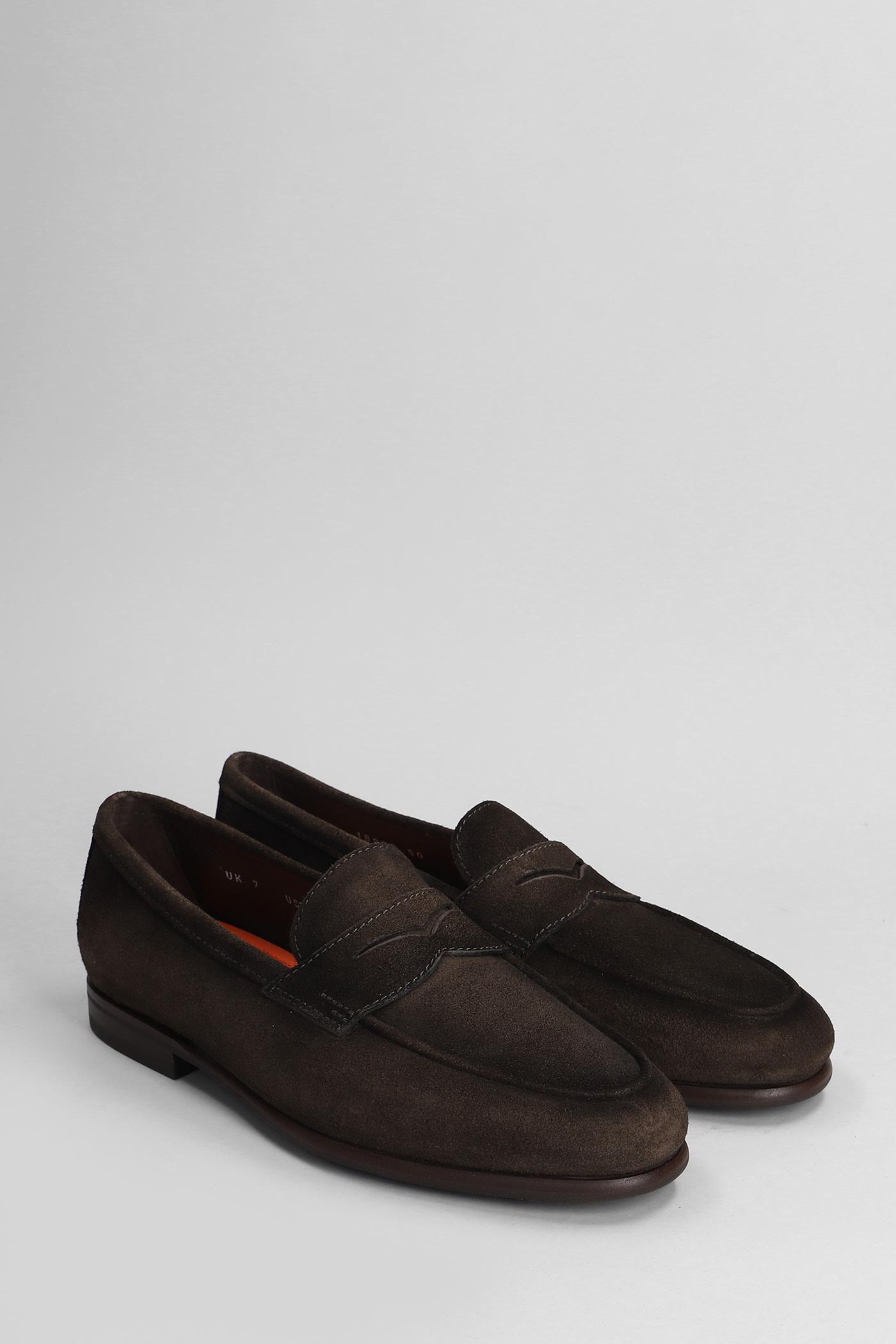 SANTONI Carlos Loafers In Brown Product Image