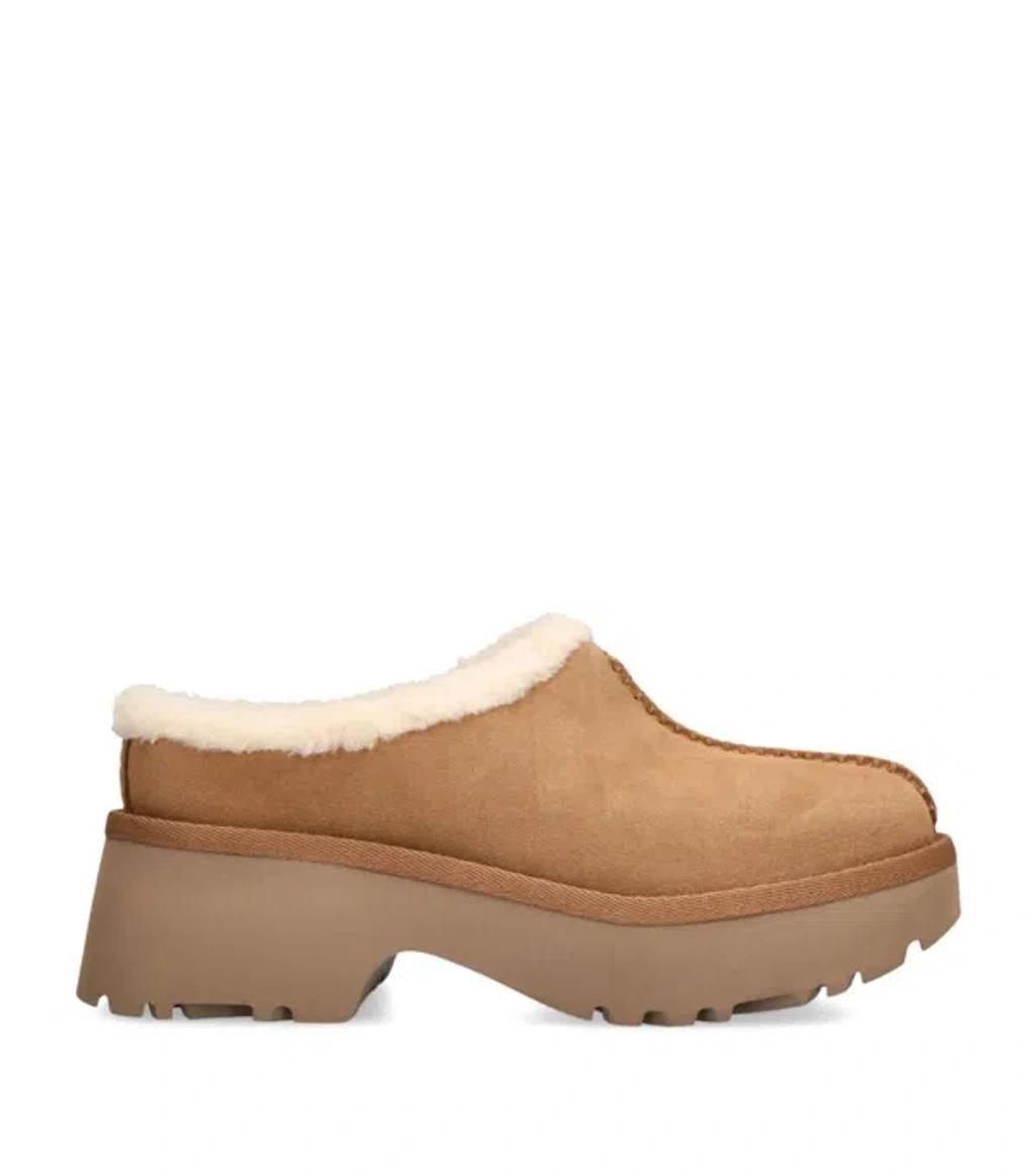 Suede Cosy New Heights Mules 60 In Brown product image