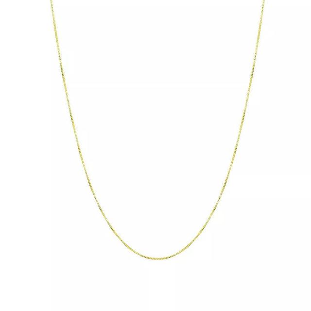 Forever 14K 14k Gold Box Chain Necklace, Womens Product Image