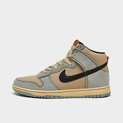 Nike Mens Nike Dunk High Retro SE EMB - Mens Basketball Shoes Black/Grain/Light Pumice Product Image