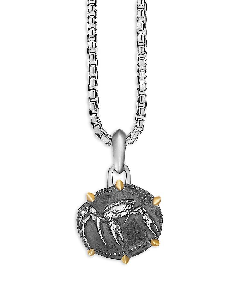 David Yurman Sterling Silver & 18K Yellow Gold Zodiac Sagittarius Amulet Enhancer Product Image