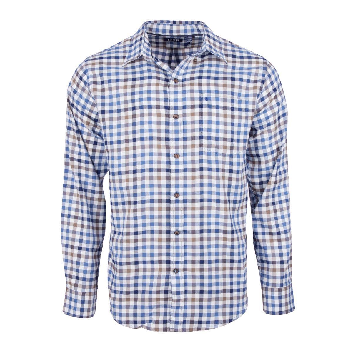 IZOD Men's Lux Sport Long Sleeve Woven Shirt Product Image