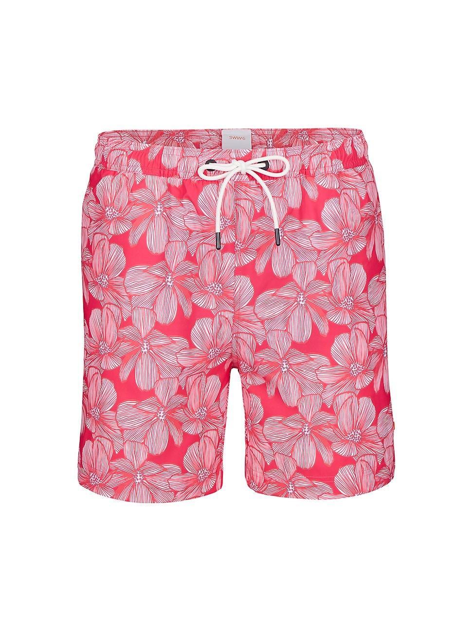 Mens Tropicale Floral Swim Shorts Product Image