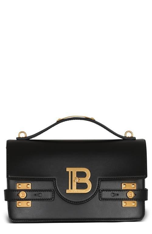 Balmain B-Buzz 24 Leather Top Handle Bag Product Image