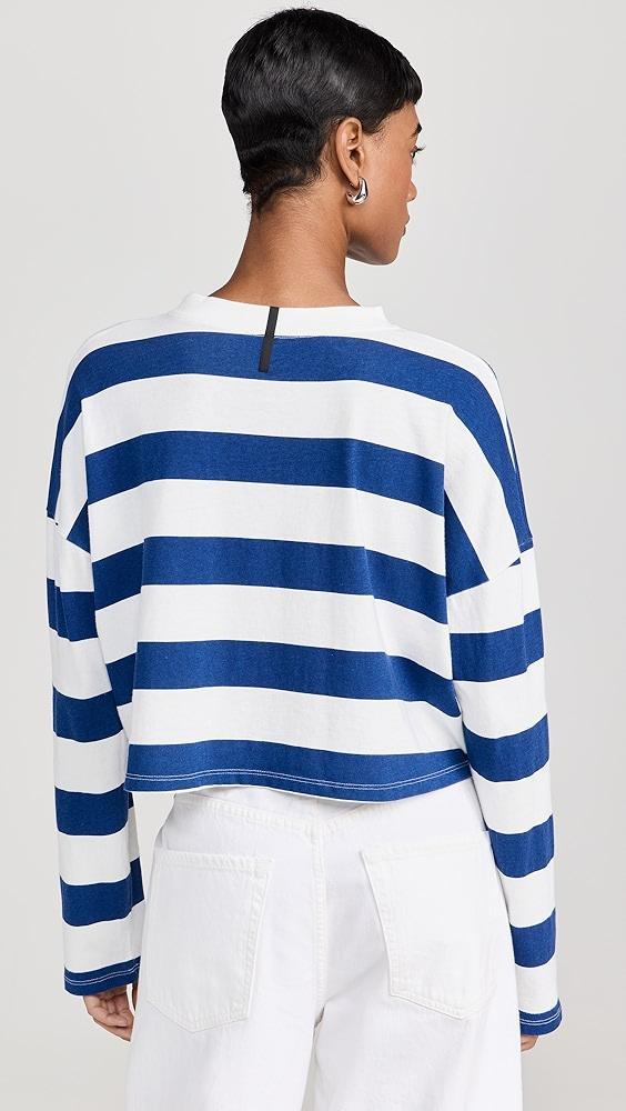 ASKK NY Printed Cropped Long Sleeve Top | Shopbop product image