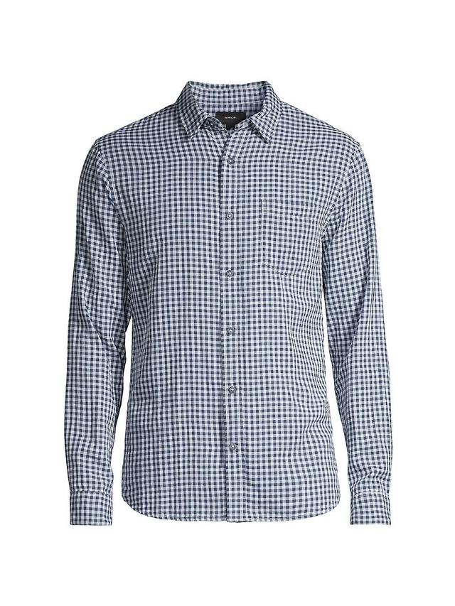 Mens Mojave Plaid Button-Front Shirt Product Image