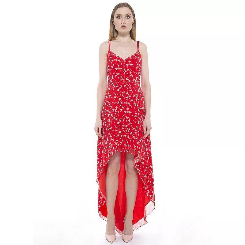 Womens ALEXIA ADMOR Bailey Sweetheart High-Low Maxi Dress Product Image