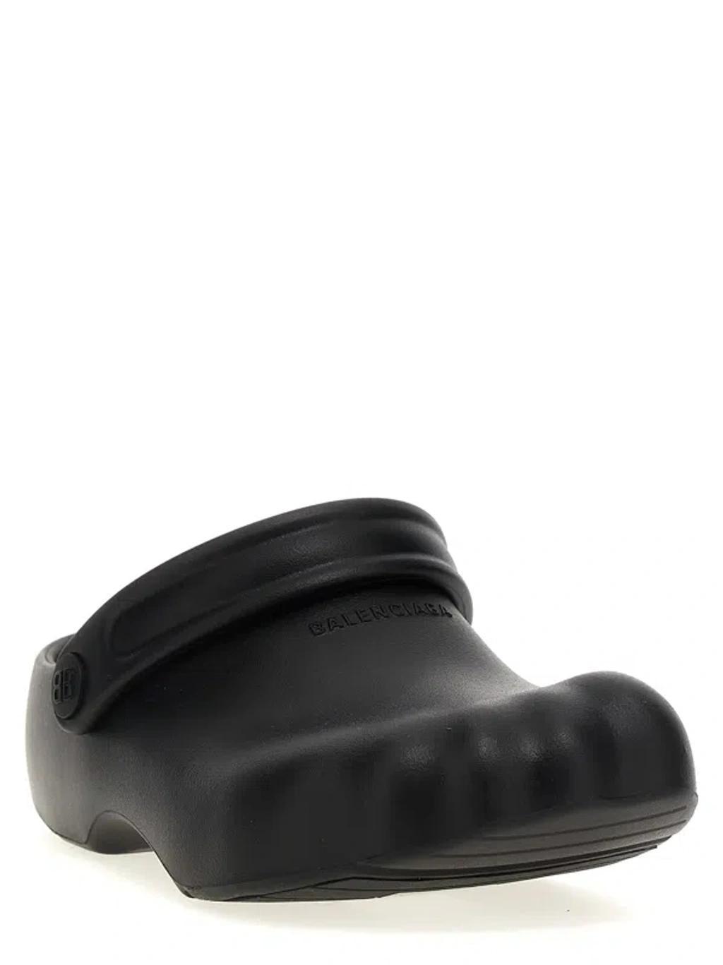 BALENCIAGA Sunday Molded Flat Shoes Black Product Image