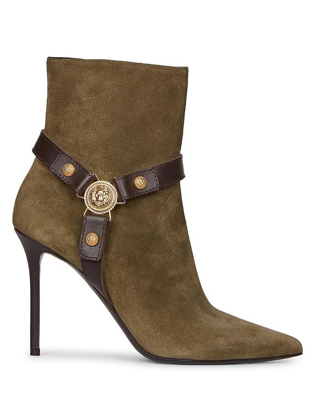 Womens Eva 95MM Suede Ankle Boots Product Image