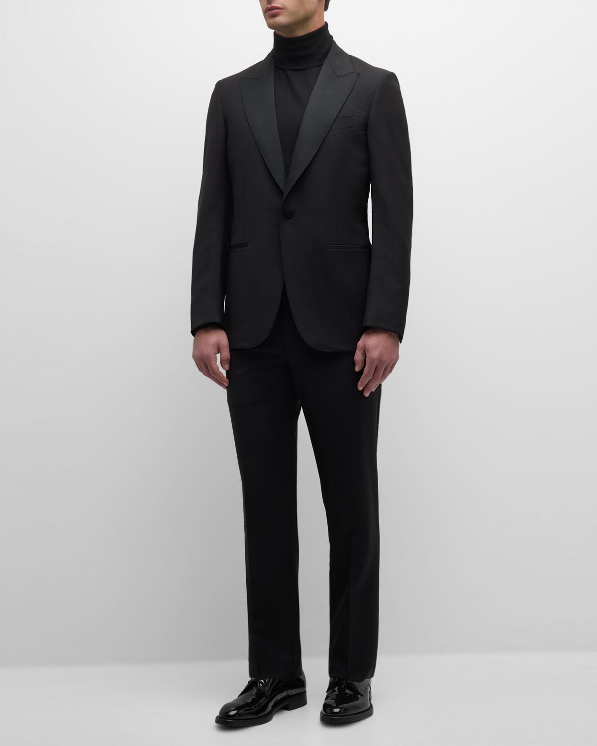 Men's Wool-Mohair Solid Tuxedo Product Image