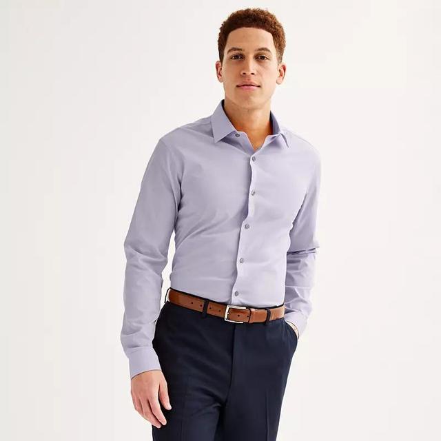 Mens Apt. 9 Premier Flex Solid Slim-Fit Wrinkle Resistant Dress Shirt Product Image