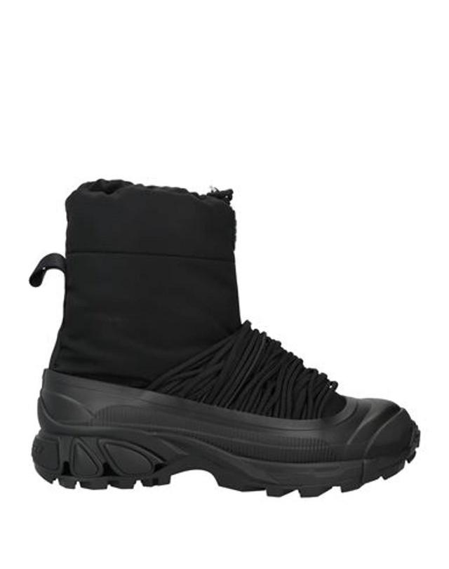 Man Ankle Boots Black Size 10 Textile Fibers Product Image