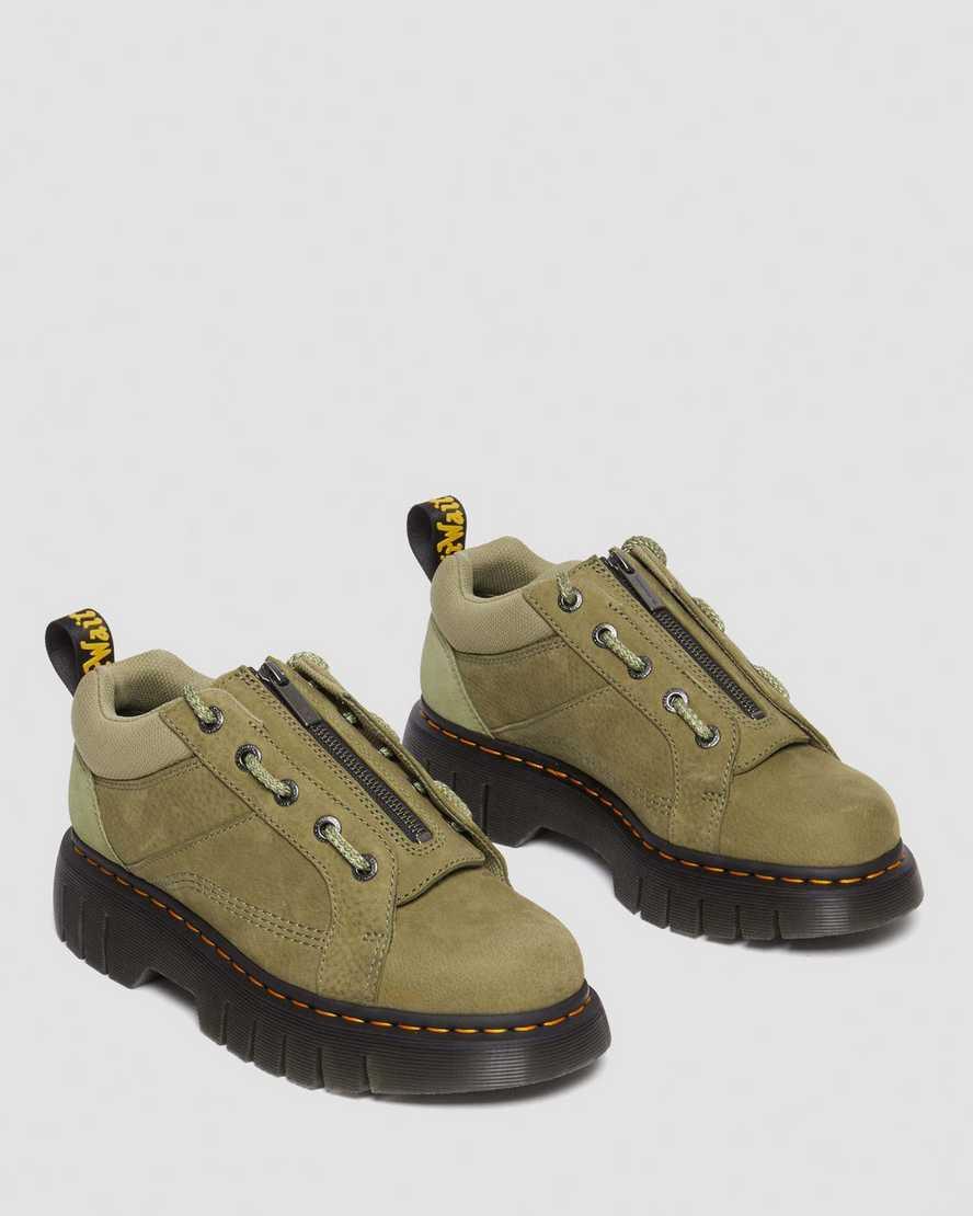 DR MARTENS Woodard Tumbled Nubuck Leather Low Casual Boots Product Image