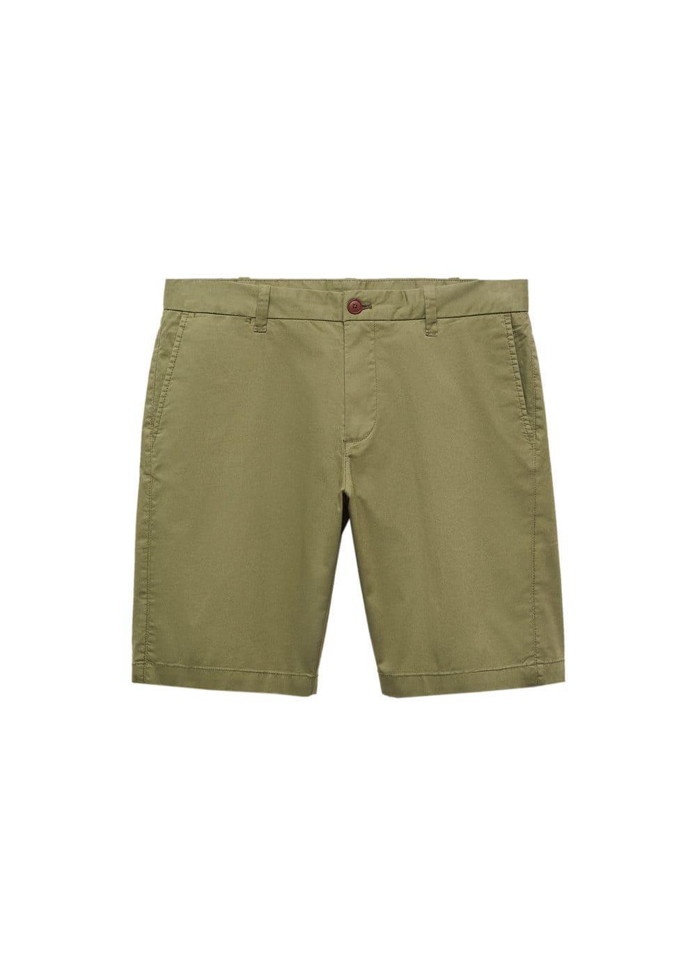 MANGO MAN - Chino Bermuda shorts khakiMen Product Image