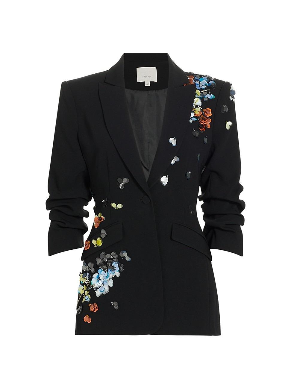 Womens Cheyenne Floral Pailette Blazer Product Image