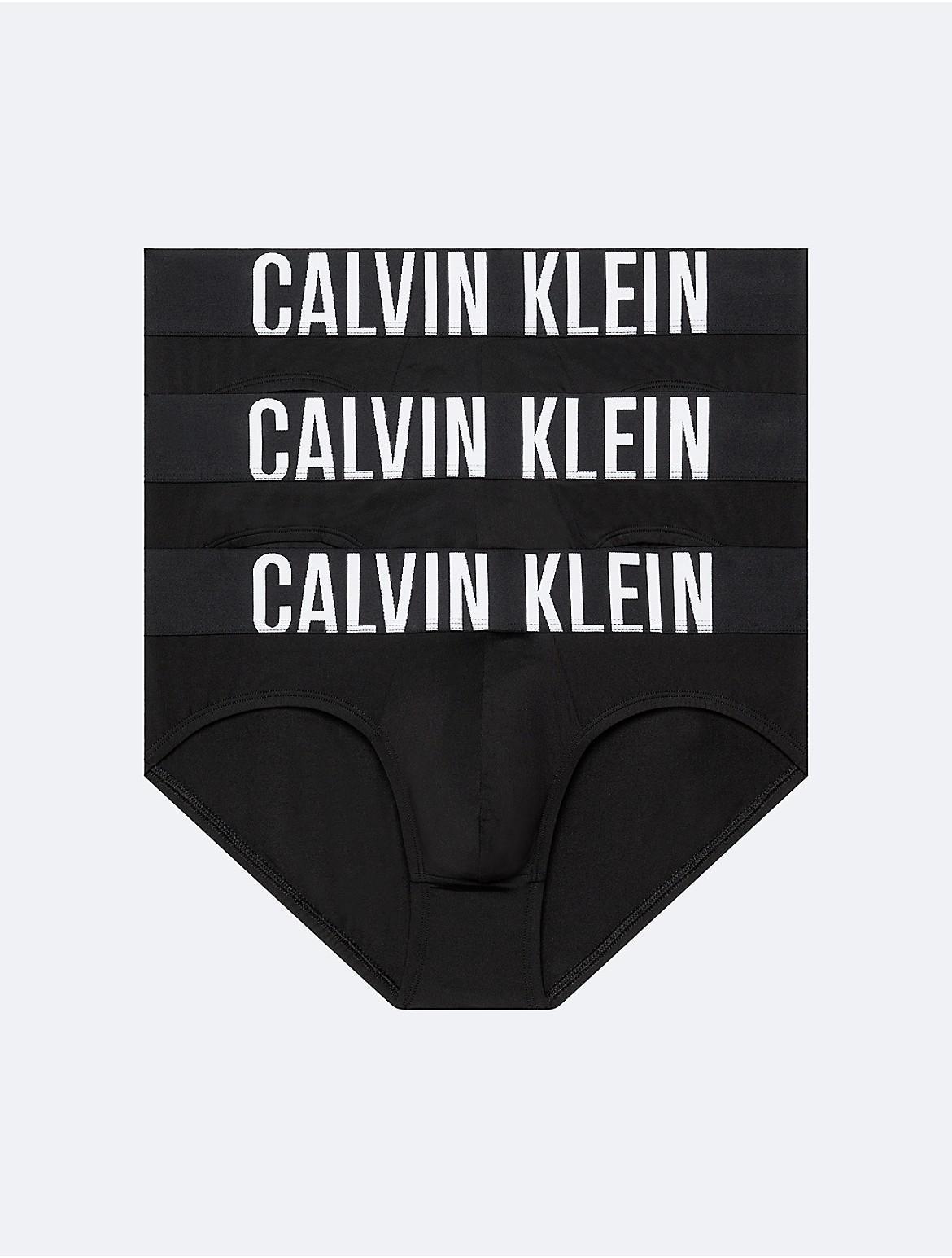 Calvin Klein Mens Intense Power Micro 3-Pack Hip Brief - Black - XS Product Image