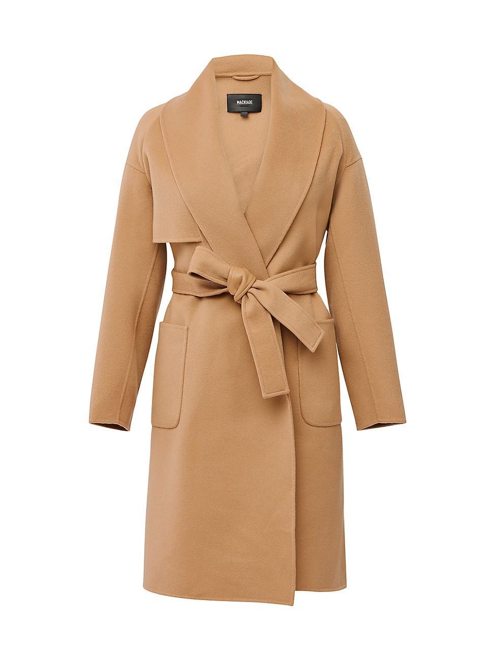 Womens Thalia Wool Belted Coat Product Image