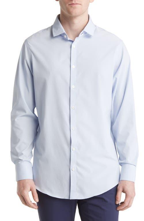 Mizzen+Main Leeward Trim Fit Solid Performance Button-Up Shirt Product Image