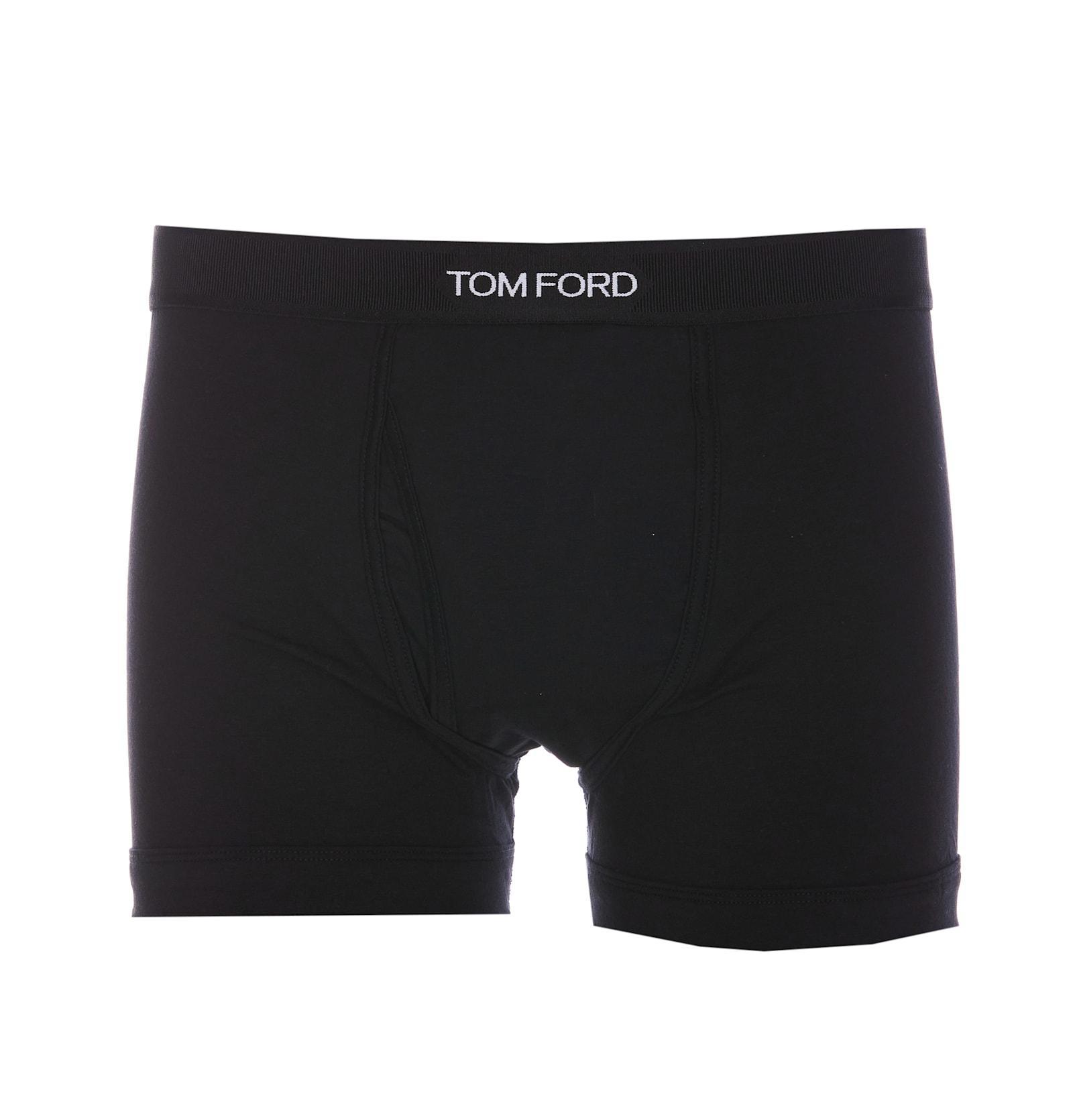 TOM FORD Cotton Blend Boxer Briefs, Set Of 2 In Multicolour Product Image