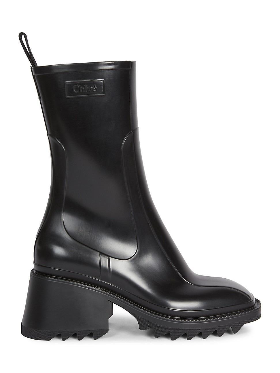 Womens Betty PVC Lug Sole Rain Boots Product Image