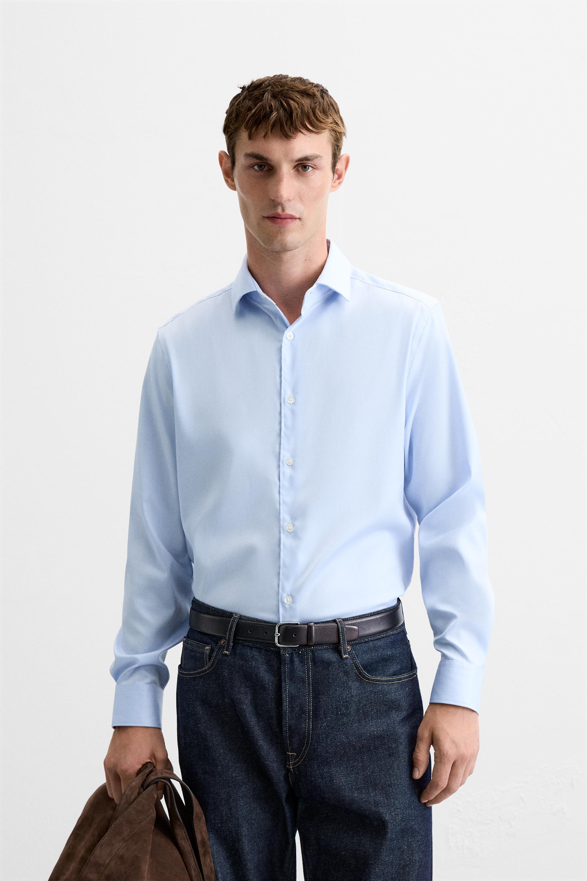 TEXTURED WEAVE TWILL SHIRT Product Image