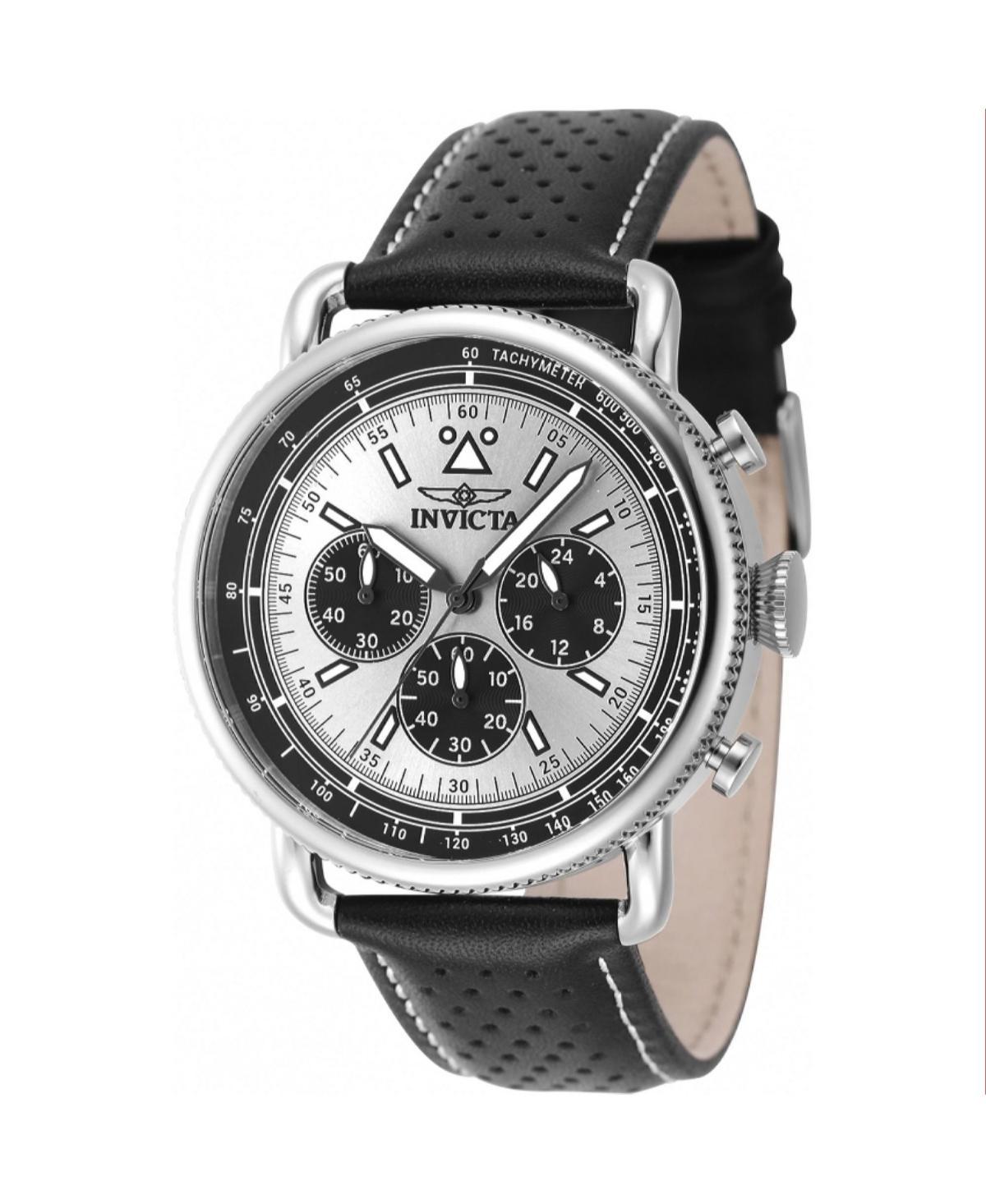 Invicta Mens 47363 Speedway Quartz Chronograph Silver Dial Watch - Silver Product Image