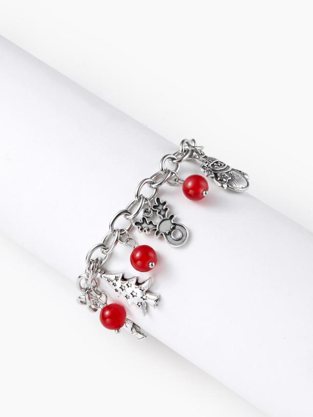 CHRISTMAS TREE REINDEER & SNOWMAN BRACELET Product Image