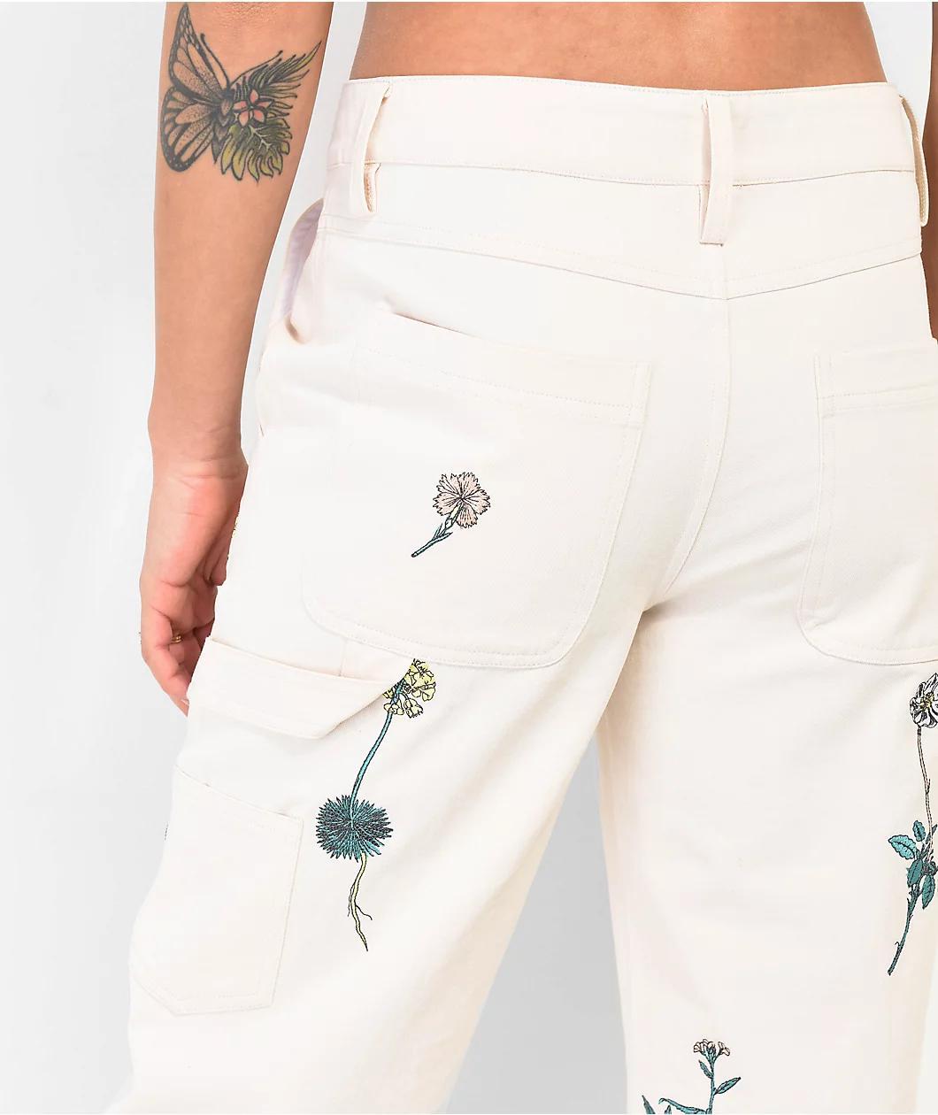 Coney Island Picnic Country Club Cream Carpenter Pants Product Image