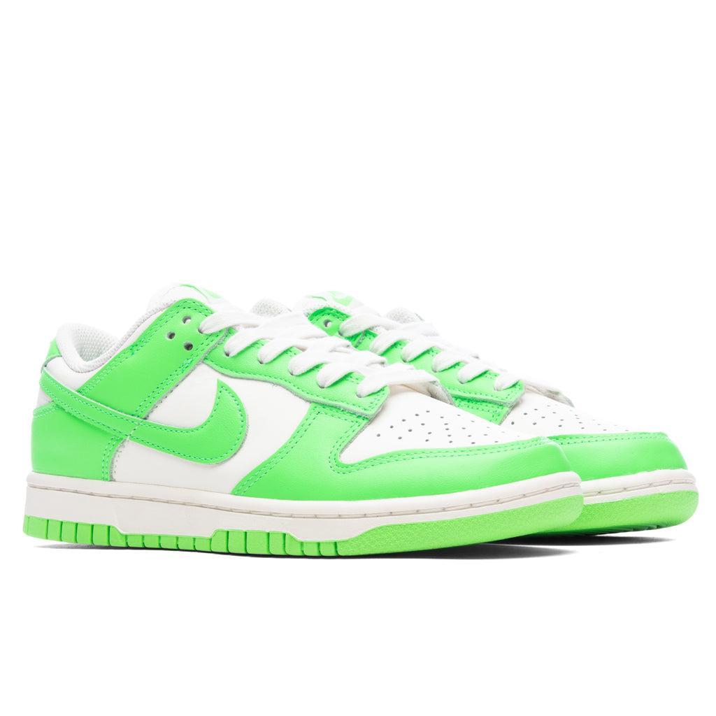 Women's Dunk Low - Sail/Green Strike Female Product Image