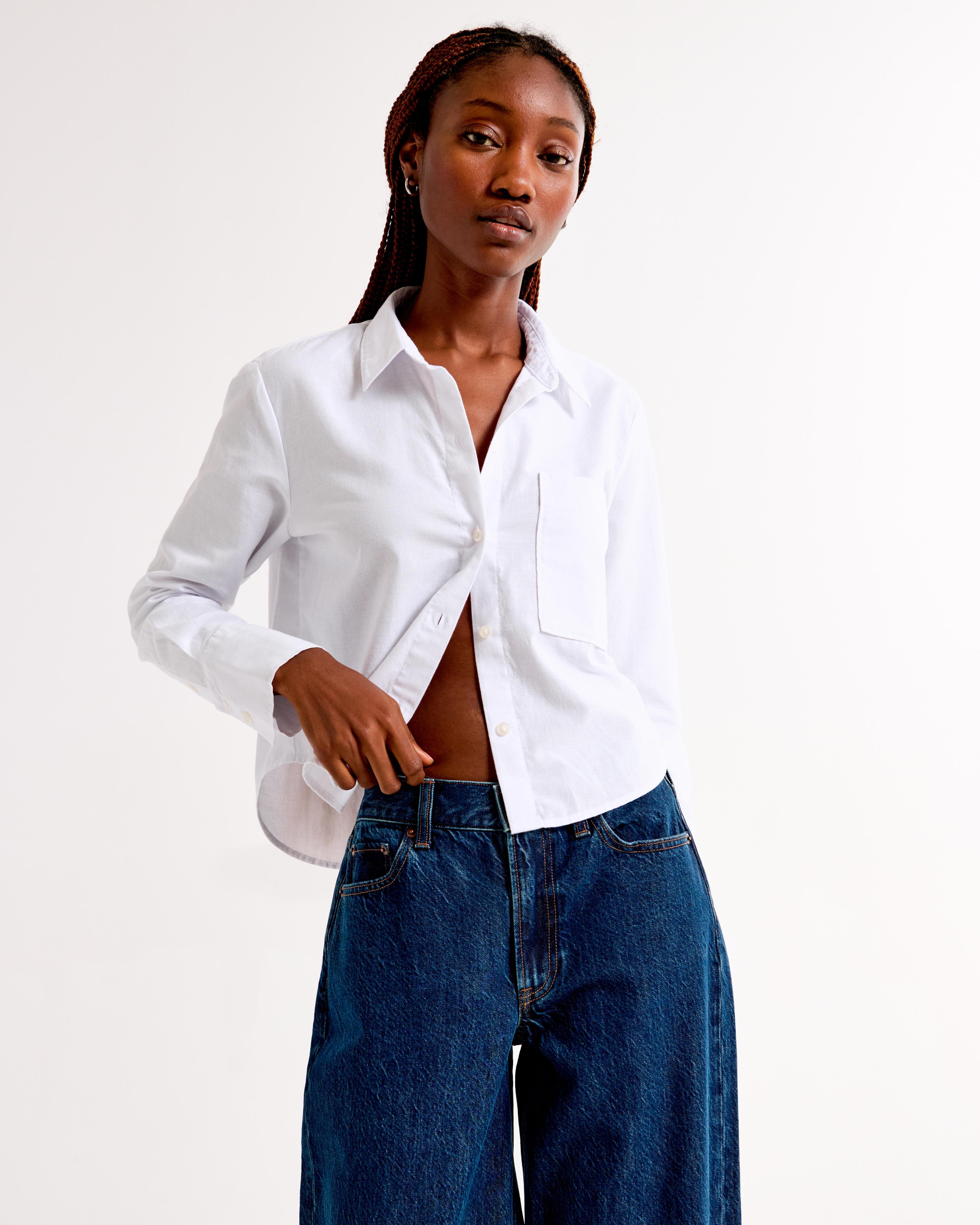 Cropped Oxford Shirt product image