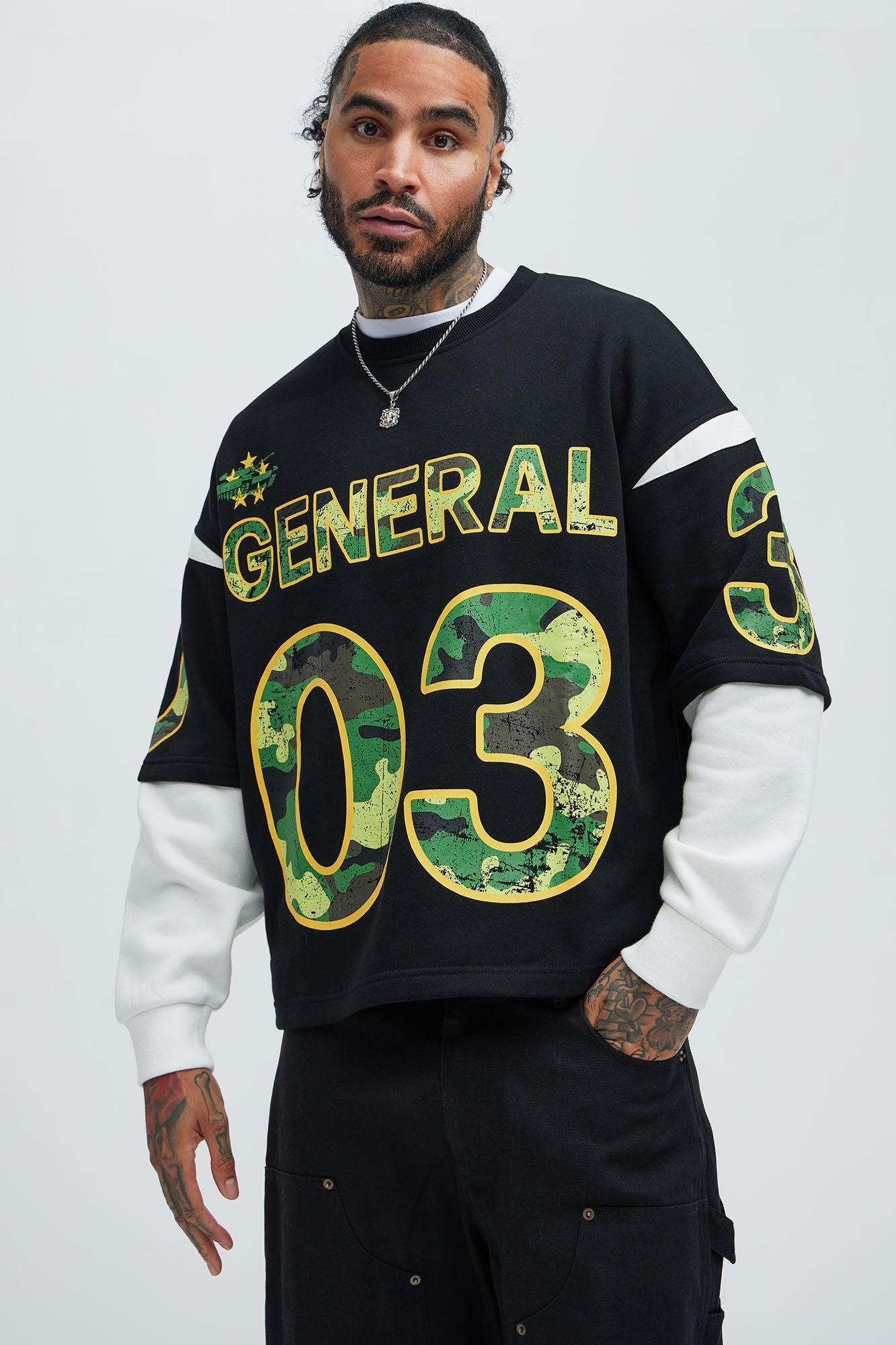 Tyson General Soldier Long Sleeve Tee - Black/combo Product Image