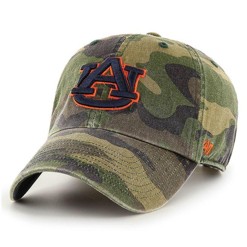 Mens 47 Camo Auburn Tigers Clean Up Core Adjustable Hat Product Image