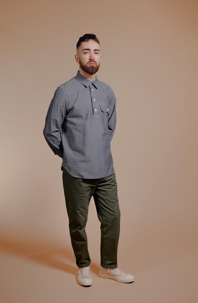 Chambray Popover Shirt Product Image