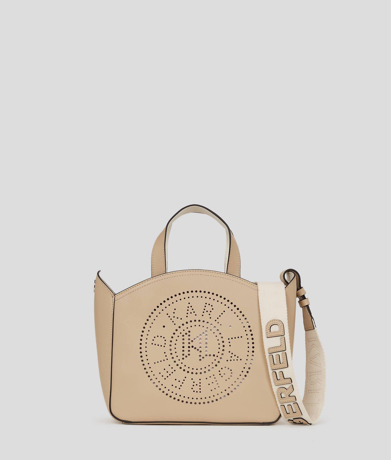 K/CIRCLE PERFORATED SMALL TOTE BAG Product Image