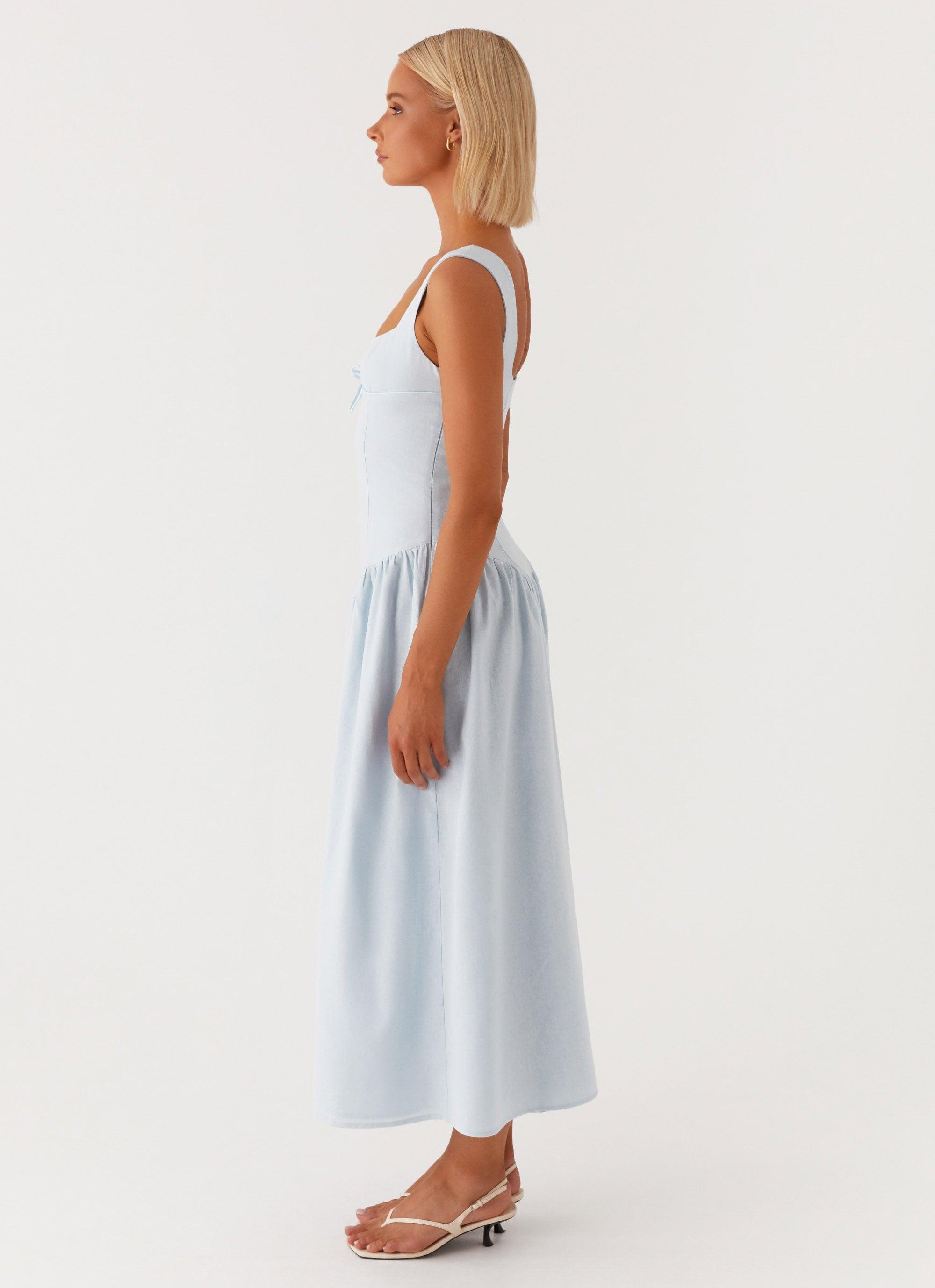 Suzie Midi Dress - Blue Product Image