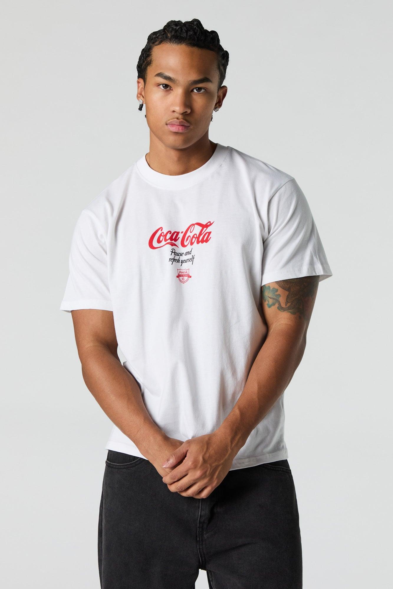 Coca Cola Bottles Graphic T-Shirt Male Product Image