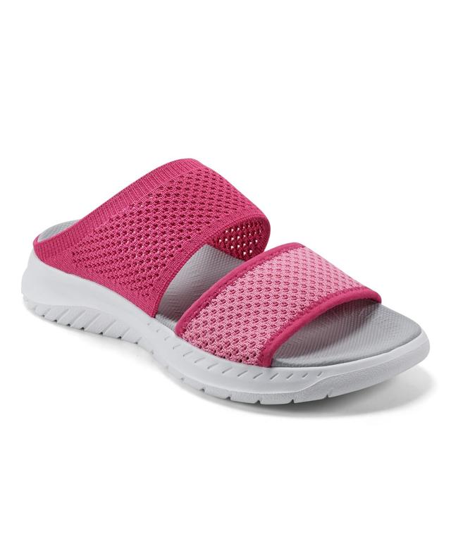 Easy Spirit Womens Davera Round Toe Flat Casual Sandals Product Image