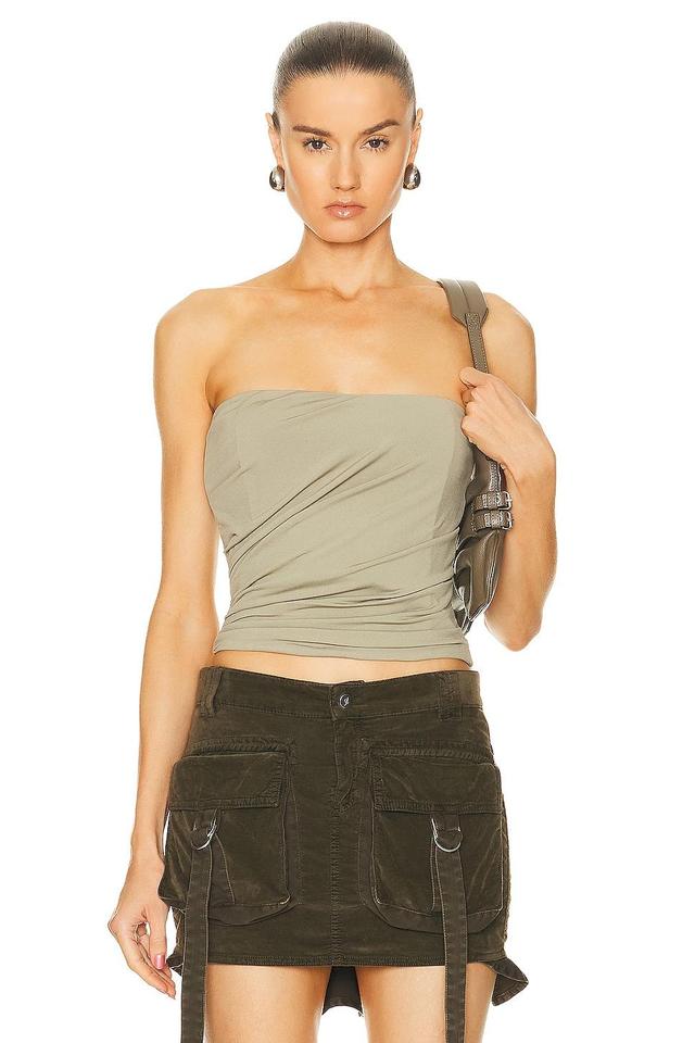 Miaou Alisha Corset Top in Sage Product Image