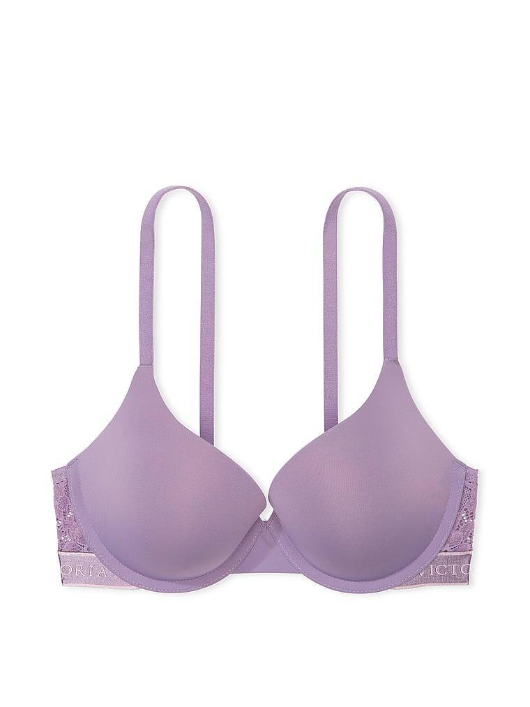 Push-Up Perfect Shape Lace-Trim Bra Product Image