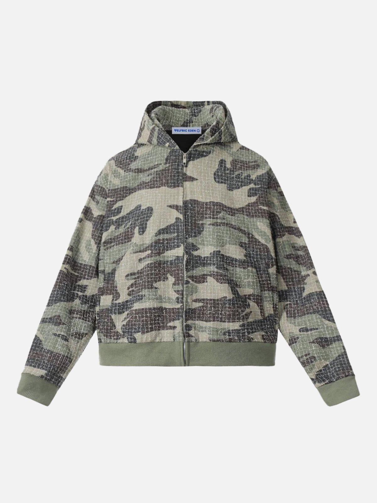 Aelfric Eden Camouflage Zip Up Hoodie Product Image