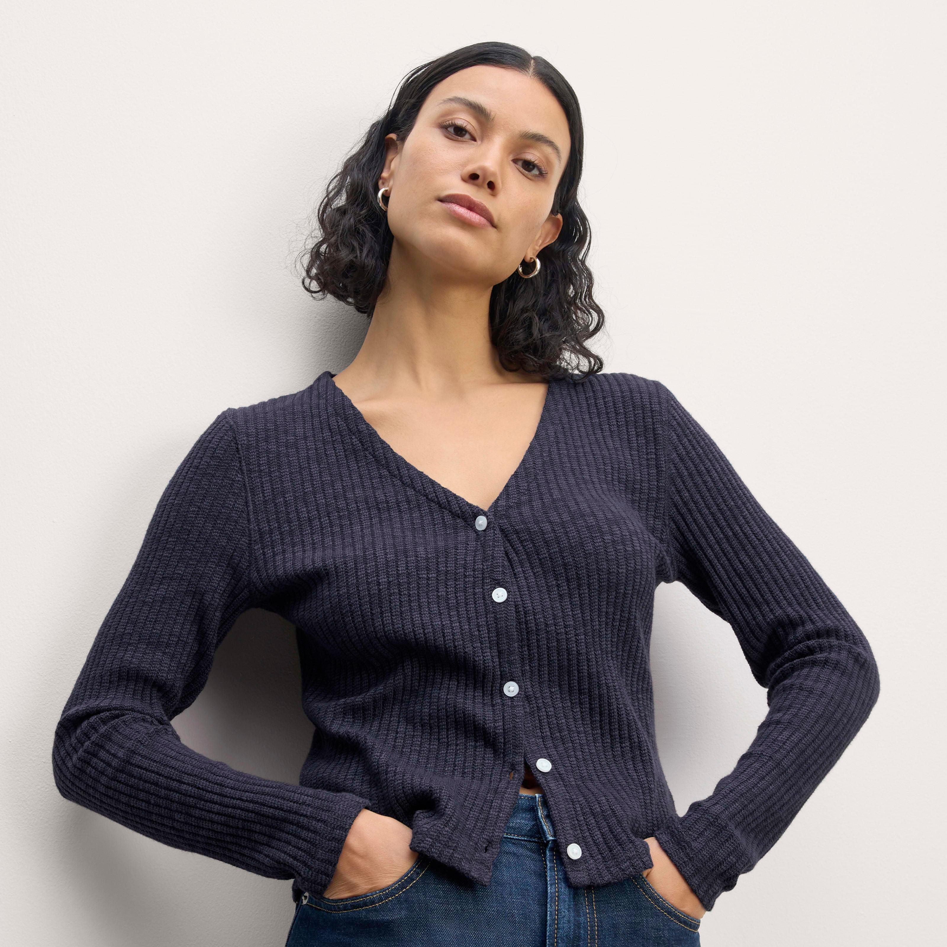 Womens Cozy Rib Cardigan by Everlane Product Image