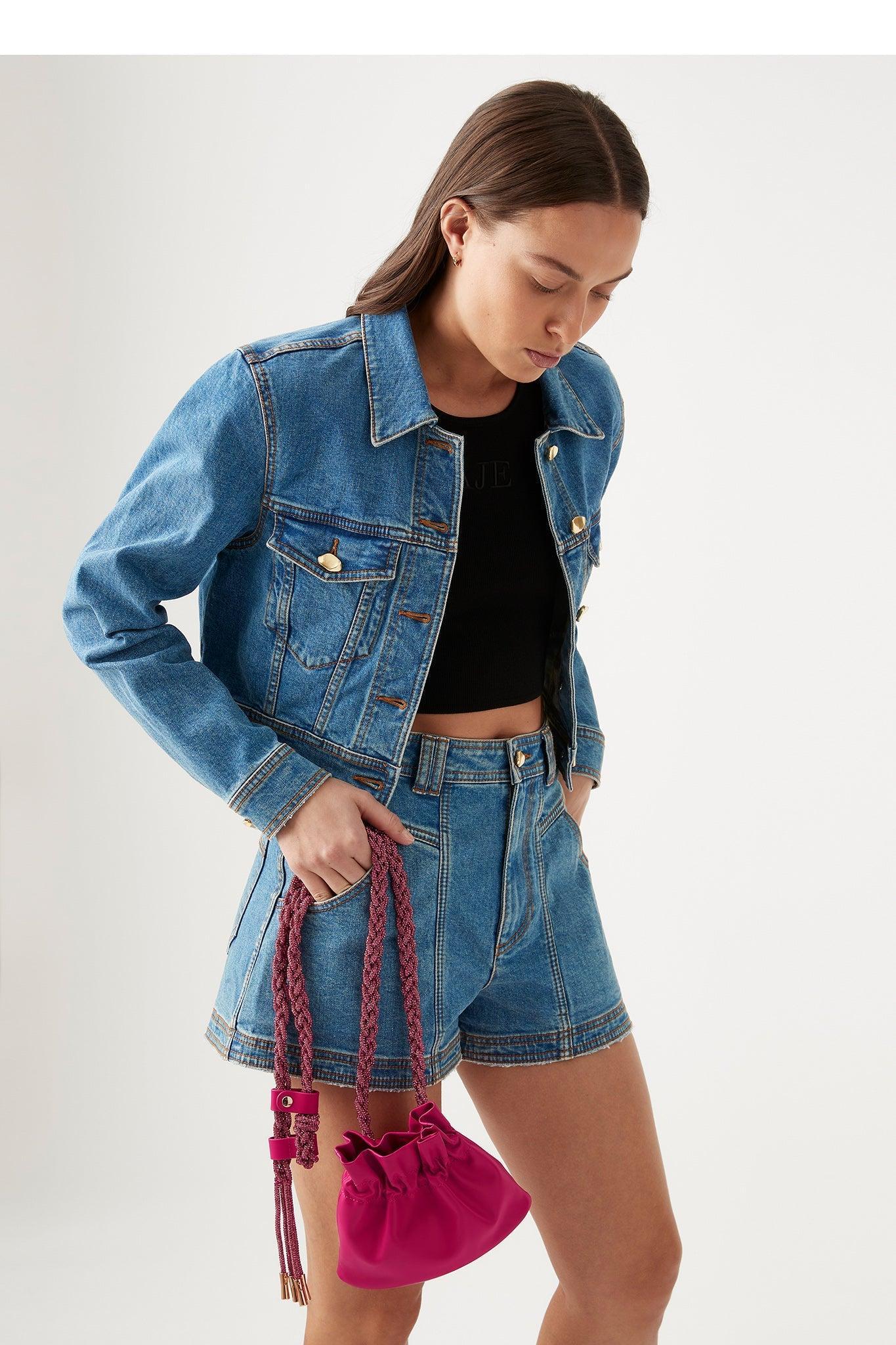 Coda Denim Cropped Jacket Product Image