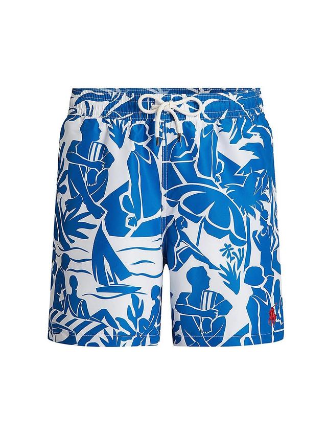 Mens Traveler Abstract Swim Trunks Product Image