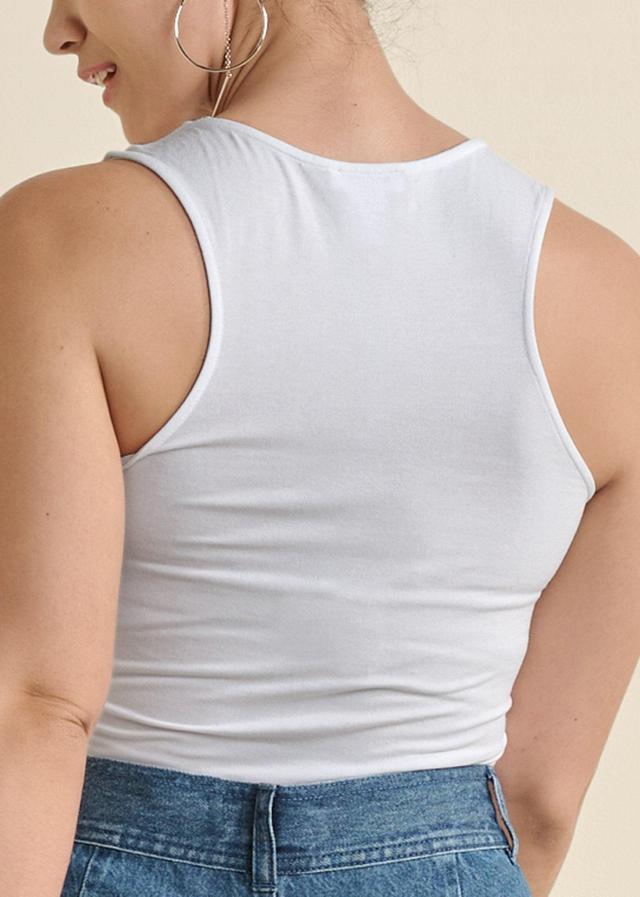 Racerback Tank - White Product Image