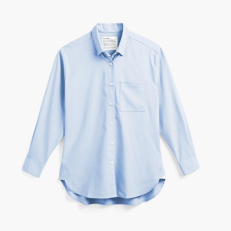 Light Blue Women's Previous Generation AeroZero° Oversized Shirt product image