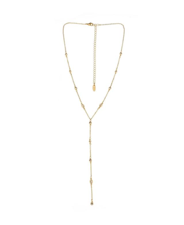 Ettika Dainty Cubic Zirconia Y-Necklace Product Image