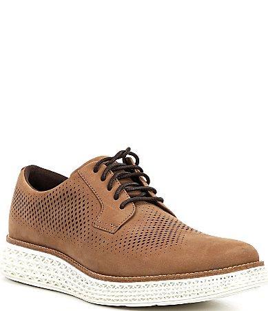 Cole Haan Original Grand 2.0 Oxford (Ironstone Nubuck) Men's Lace Up Wing Tip Shoes Product Image